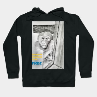 Everyone deserves to be free - monkey Hoodie